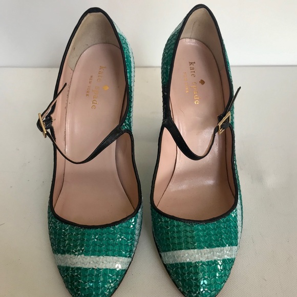Authentic Kate spade sequins Mary Jane shoes - Picture 4 of 8